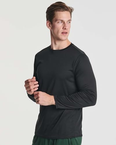 Men's Quick Dry Long Sleeve T-Shirt Pack: UPF UV Sun Protection